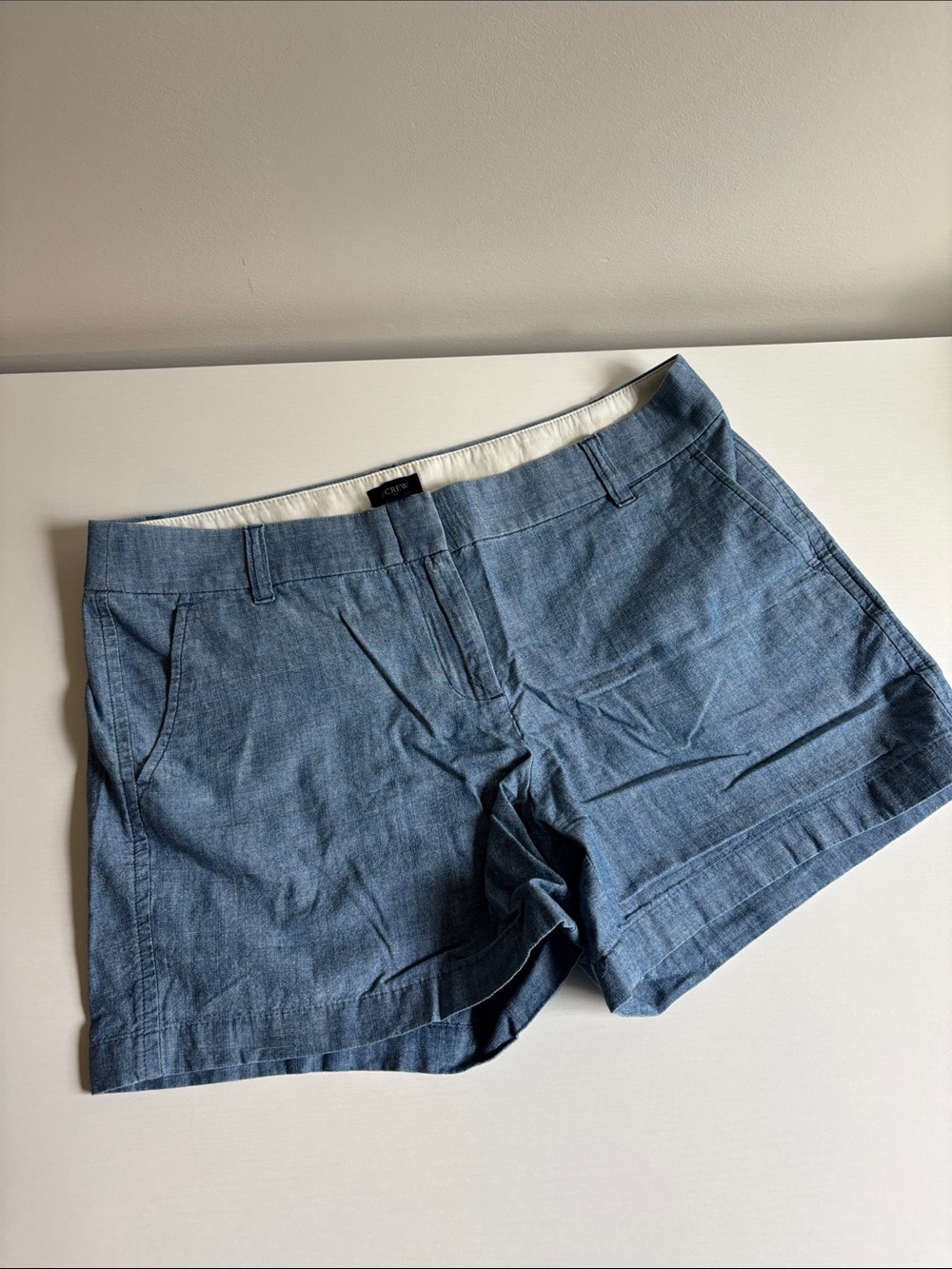 J. Crew Chambray Blue Women's Tailored Shorts